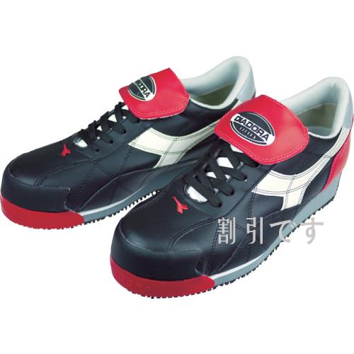 ディアドラ　ＤＩＡＤＯＲＡ　安全作業靴　ピジョン　黒／赤　２５．５ｃｍ　