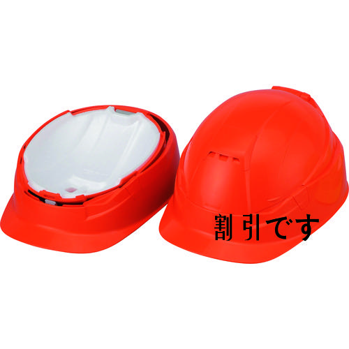 トーヨーセフティ　ＴＯＹＯ　作業用防災用折りたたみヘルメットＢＬＯＯＭ３　ＭＯＶＯ　オレンジ　